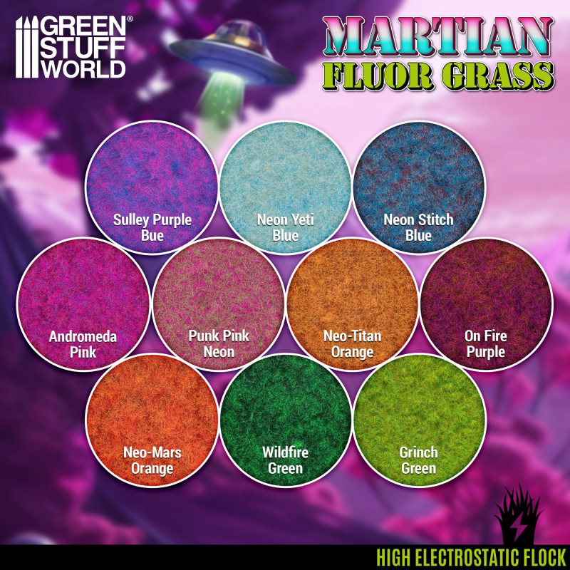 Martian Fluor Grass - On Fire Purple - 200ml