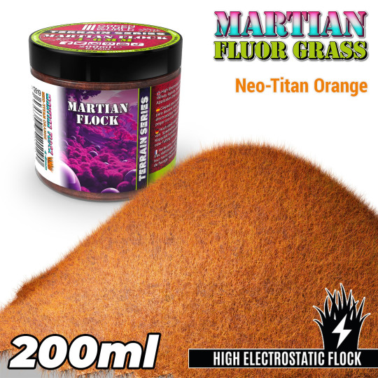 Martian Fluor Grass - Neo-titan Orange - 200ml