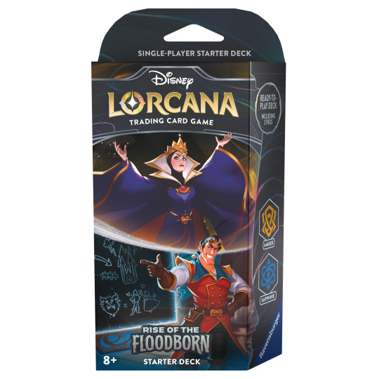 Lorcana: Rise of the Floodborn Starter Deck Amber Sapphire