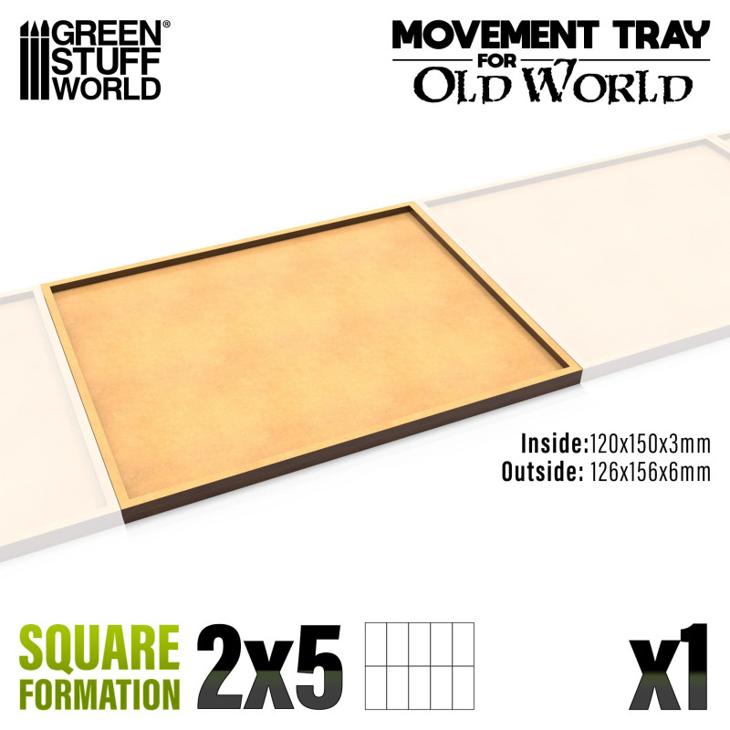 MDF Movement Trays Old World 120x150mm
