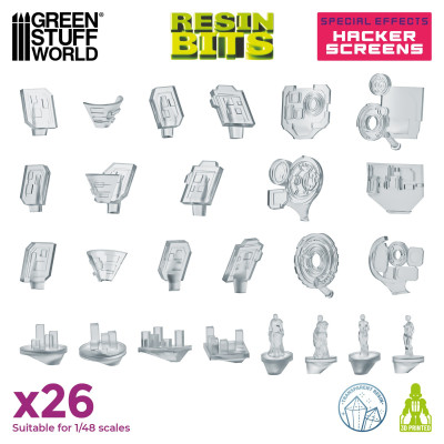 3D printed set - Hacker Screens